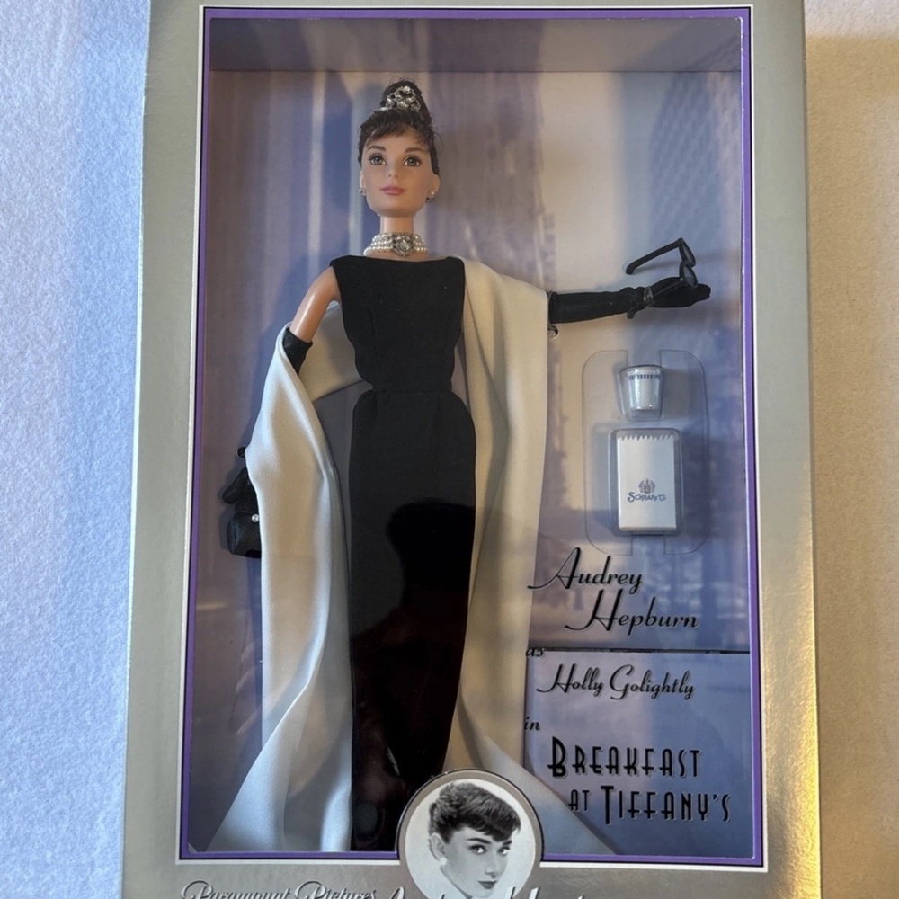 Audrey Hepburn Doll Mattel 20335 Barbie Breakfast at Tiffany’s Collection 1998